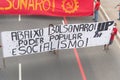 Brazilians protest against the government of President Jair Bolsonaro in the city of Salvador