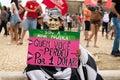 Brazilians protest against the government of President Jair Bolsonaro in the city of Salvador