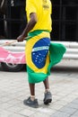 Brazilians protest against the government of President Jair Bolsonaro in the city of Salvador