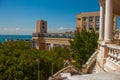 SALVADOR, BAHIA, BRAZIL: Lacerda Elevator and All Saints Bay Baia de Todos os Santos in Salvador Royalty Free Stock Photo