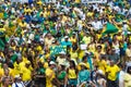 Brazilians protesting against the government of President Dilma