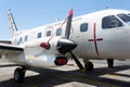 P-95A maritime patrol plane stopped at the Brazilian air force base in the city of Salvador, Bahia Royalty Free Stock Photo