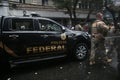 Brazilian federal police officers