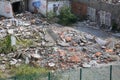 demolition area in property