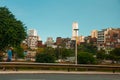 SALVADOR, BAHIA, BRAZIL: Street with modern houses in the city. The poor quarter, the so-called favelas