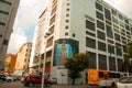 SALVADOR, BAHIA, BRAZIL: Street with modern houses in the city