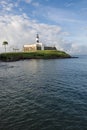 Salvador Brazil Farol da Barra Lighthouse Scenic Royalty Free Stock Photo