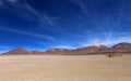 Salvador Dali desert and colorful mountains in Bolivia