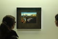Salvador Dali exhibition in the Pompidou Centre, Paris. Royalty Free Stock Photo
