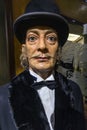 Salvador Dali figure in Grevin Museum Royalty Free Stock Photo