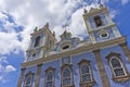 Salvador de Bahia, Pelourinho view with a Colonial Church, Brazil, South America