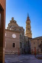 Salvador de Zaragoza Cathedral in Zaragoza, Spain Royalty Free Stock Photo