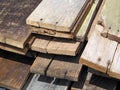 Salvaged Old Boards Royalty Free Stock Photo