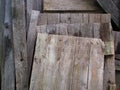 Salvaged Old Wood. Royalty Free Stock Photo