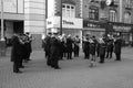 Salvation Army performing in a shopping area. Royalty Free Stock Photo