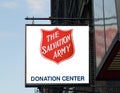 The salvation army sign.