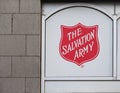 The Salvation Army sign in Aberdeen Royalty Free Stock Photo