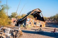 Salvation Mountain Cabin Art