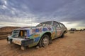 Salvation Mountain car Royalty Free Stock Photo