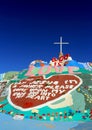 Salvation Mountain, Slab city, Free city, Gold is love