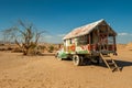 Salvation Mountain in Sonoran desert, Southern California Royalty Free Stock Photo