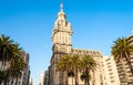 Salvo Palace, Independence Square, Montevideo, Uruguay Royalty Free Stock Photo