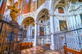 The arcaded chapels in Franciscan Church in Salzburg, Austria