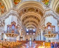 The decorations of Salzburg Cathedral, Austria Royalty Free Stock Photo