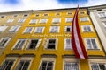 Birthplace of the famous composer Wolfgang Amadeus Mozart in Salzburg, Austria Royalty Free Stock Photo