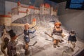 Puppets recreating the Peasant Uprising of 1525 at Marionette Museum in Hohensalzburg Fortress - Salzburg, Austria Royalty Free Stock Photo