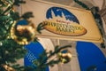 The Salzburg Christmas Market sign at the entrance to the advent