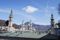 Salzburg churches Royalty Free Stock Photo