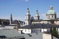 Salzburg churches Royalty Free Stock Photo