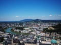 Salzburg city in summer