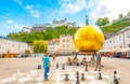 Salzburg old town and Hohensalzburg Castle, Austria