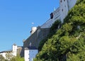 Salzburg, S, Austria - August 27, 2016: Ancient Castle called Ho