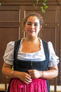 Salzburg. Waiter In one of the national Austrian cuisine restaurants