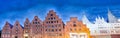 Salzspeicher, historic brick buildings of Lubeck, Germany Royalty Free Stock Photo