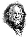 Sam Houston, vintage illustration