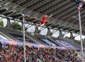 Sam Kendricks win pole vault on DecaNation International Outdoor Games