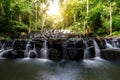 Sam Lan Waterfall is beautiful waterfall in tropical forest, Saraburi province, Thailand. Royalty Free Stock Photo