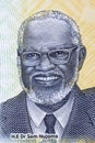 Sam Nujoma a portrait from money Royalty Free Stock Photo