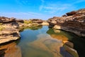 Sam-Pan-Bok Grand Canyon, Amazing of rock in Mekong river ,Ubonratchathani, Thailand.