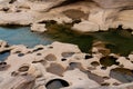 Sam Phan Bok canyon of Mae Khong river Royalty Free Stock Photo