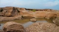 Sam Phan Bok Canyon in the Mae Khong River Royalty Free Stock Photo