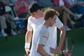 Sam querrey John Isner confer