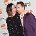 Sam Rockwell on red carpet for Jojo Rabbit movie premiere at TIFF