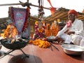 Samadhi Sthal of Dham Om Banna Royalty Free Stock Photo
