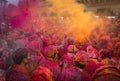 Samaj at nandgaon Temple during Holi Festival,UttarPradesh,India Royalty Free Stock Photo