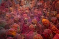 Samaj at nandgaon Temple during Holi Festival,UttarPradesh,India Royalty Free Stock Photo